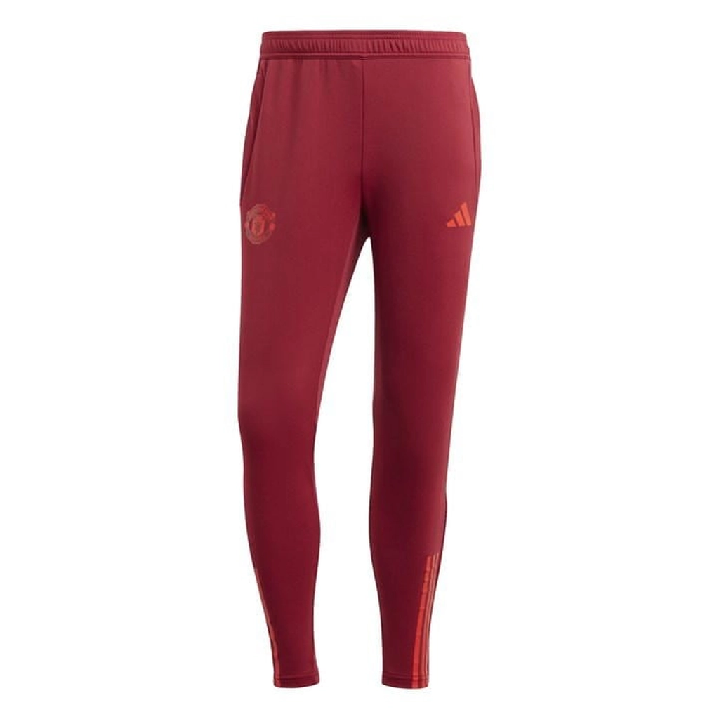Adidas Originals Manchester United Training Bottoms 2023 2024 Adults - Red